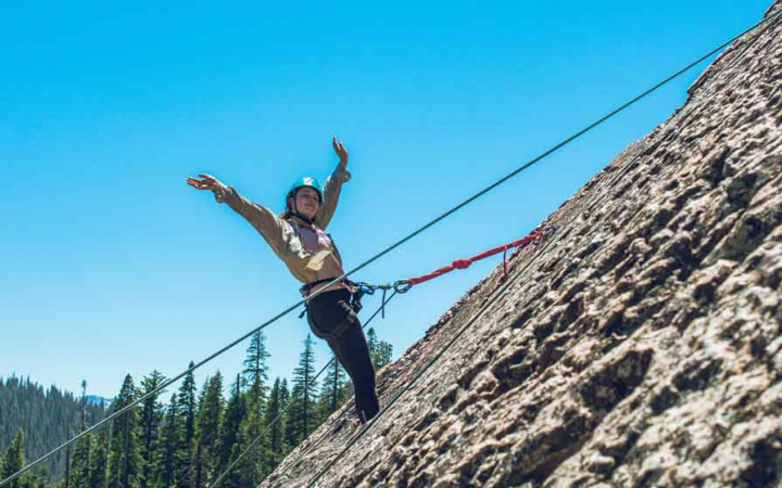 rock climbing trip for teens in california